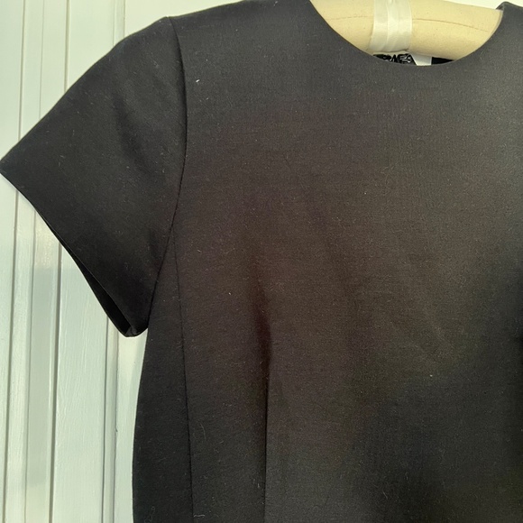 Ann Taylor Black Dress -The Midi Flare Dress in Double Knit - Picture 2 of 5